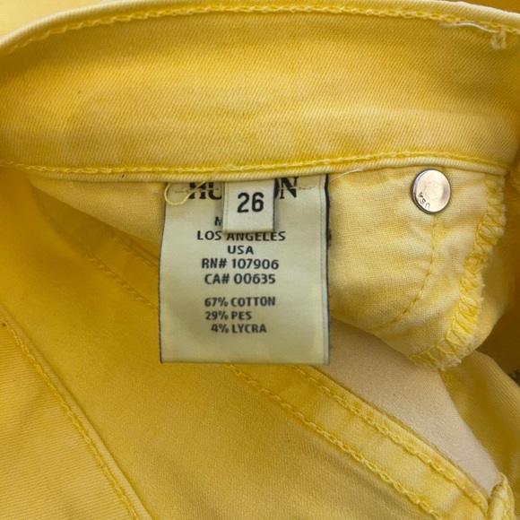 Hudson yellow jeans - Picture 2 of 2